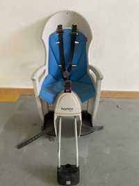 Cadeira infantil Hamax Smiley traseira cinza azul