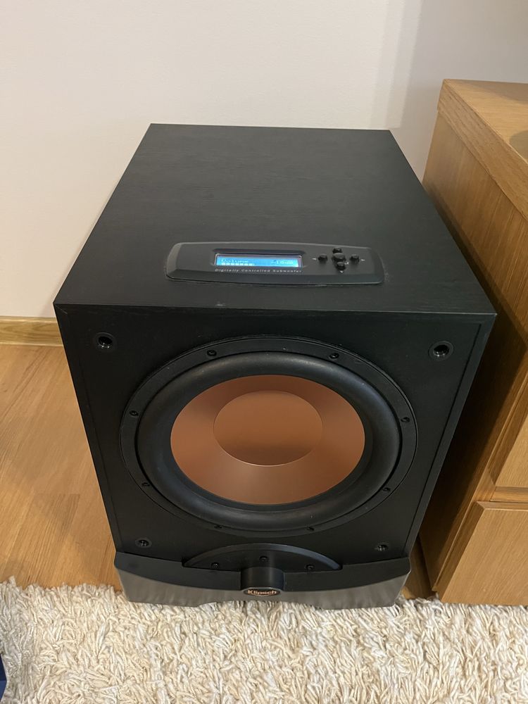 Subwoofer Klipsch RW-10D, Centr Klipsch RC-52. Kino domowe.