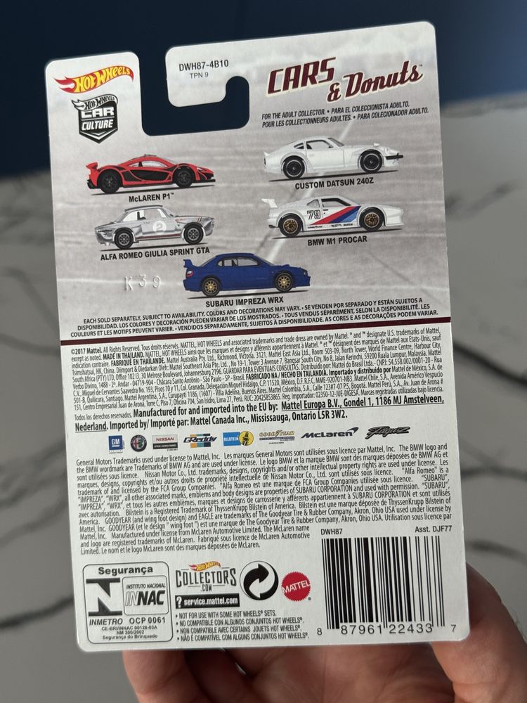 Hot Wheels Premium Cars & Donuts Alfa Romeo GIULIA Sprint GTA Quadrifo