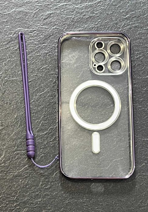 Magnetyczne Etui plecki do Apple iPhone 14 Pro Max fioletowy