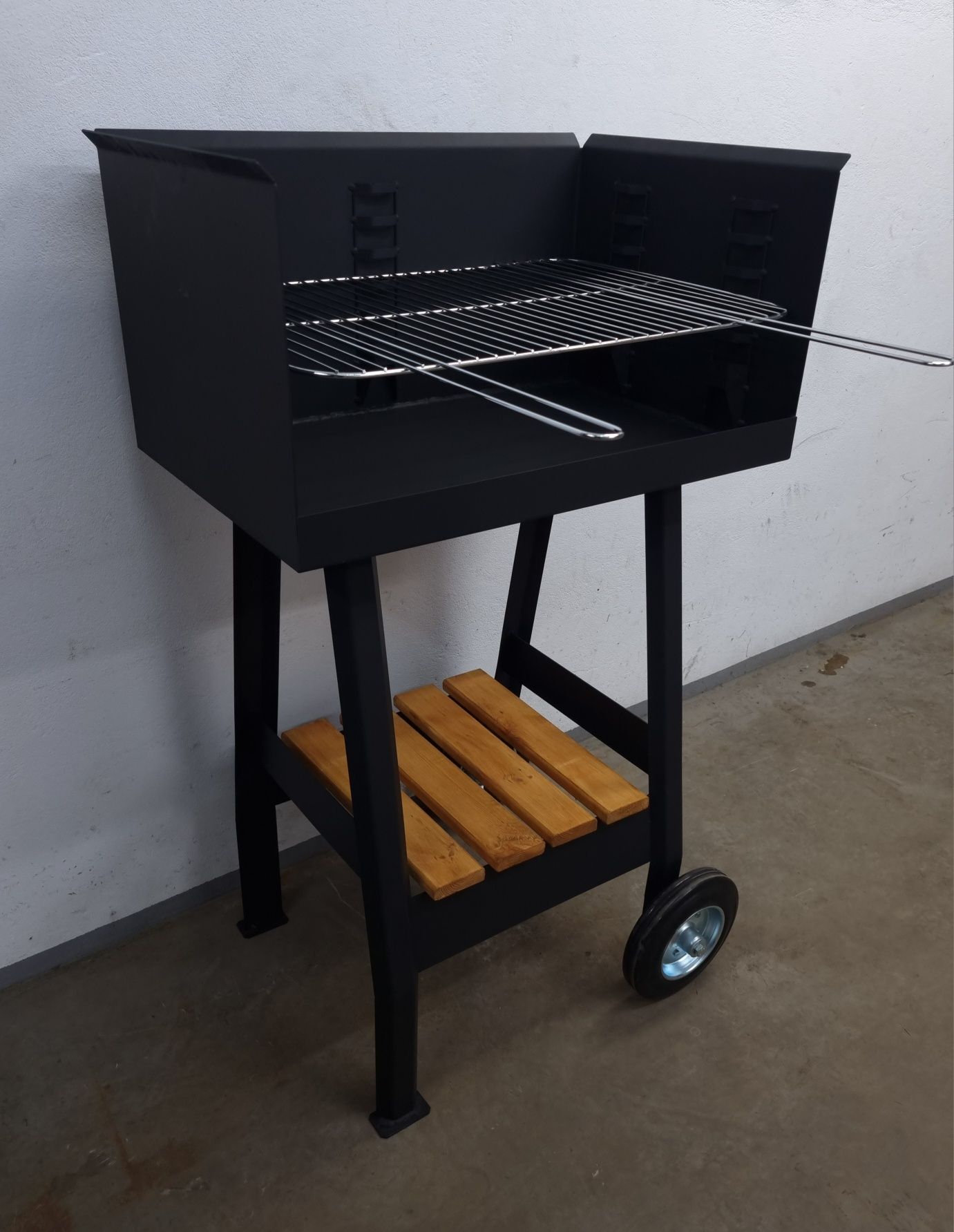 Grill STALOWY SPAWANY blacha 2mm węglowy solindy industrialny loft