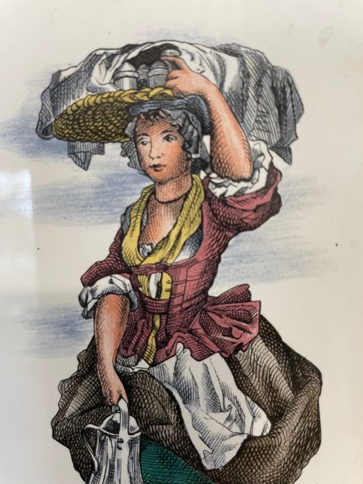 Керамічна плитка в рамці, Вінтаж 1950-1970 р.р.