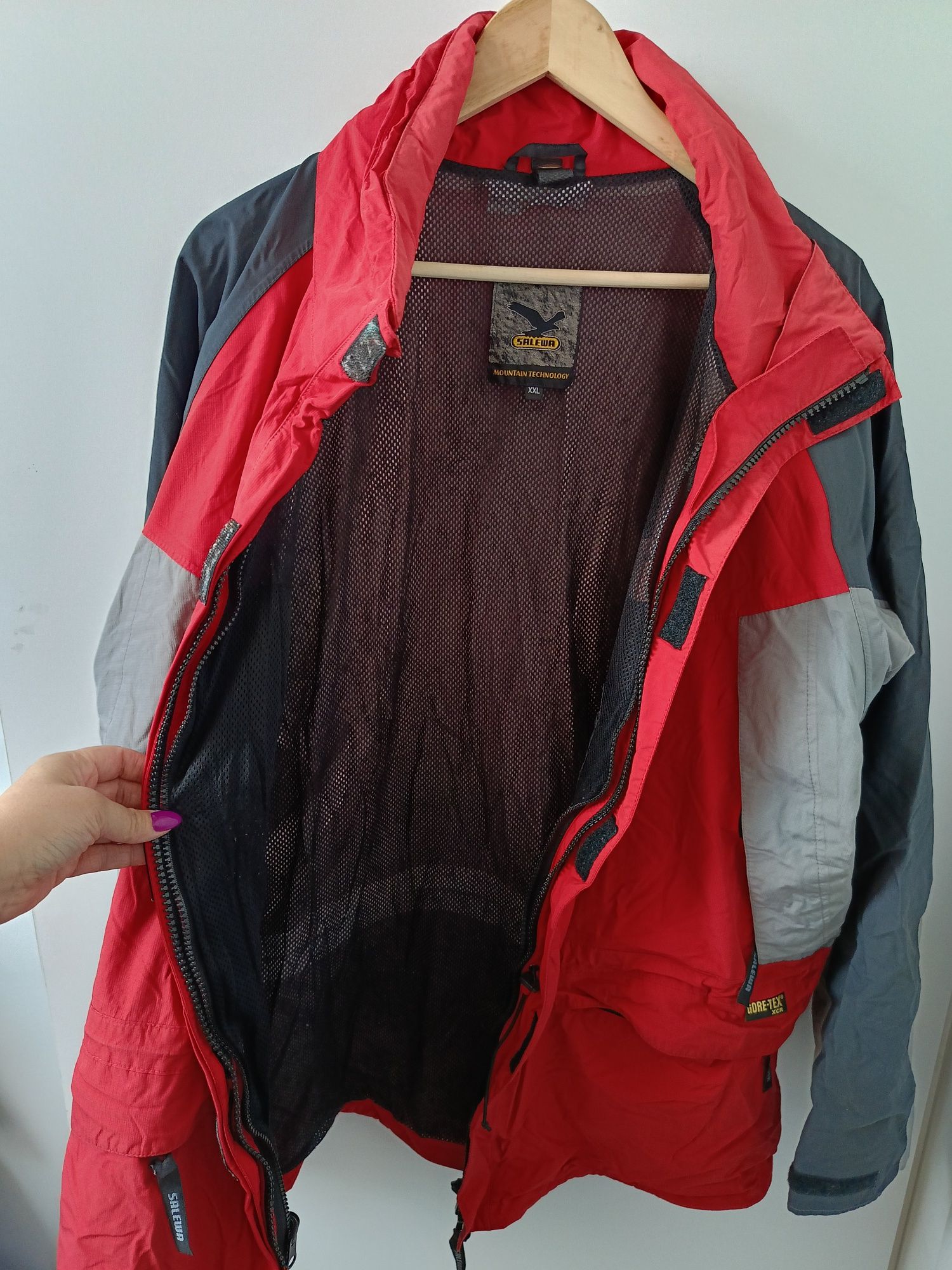 Kurtka Salewa XXL czerwona gore tex