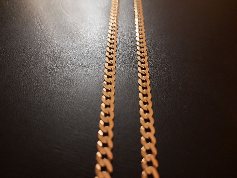 Złoty łańcuszek 375 ZŁOTY łańcuch 50cm HIT!!!