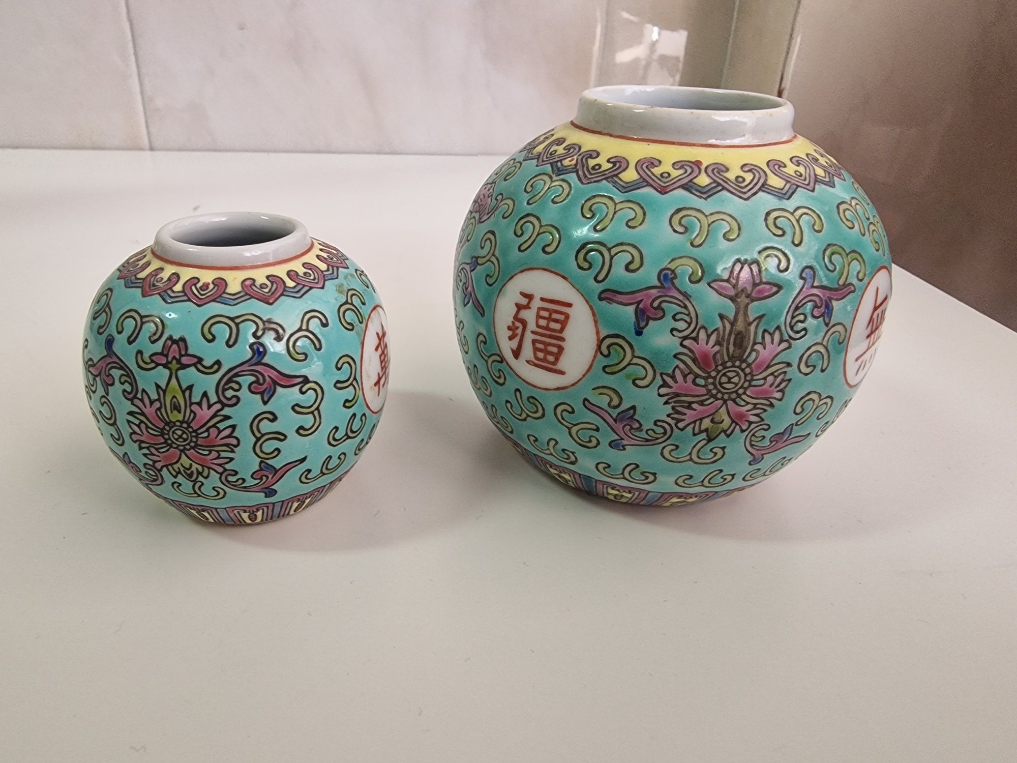 Vazos orientais porcelana