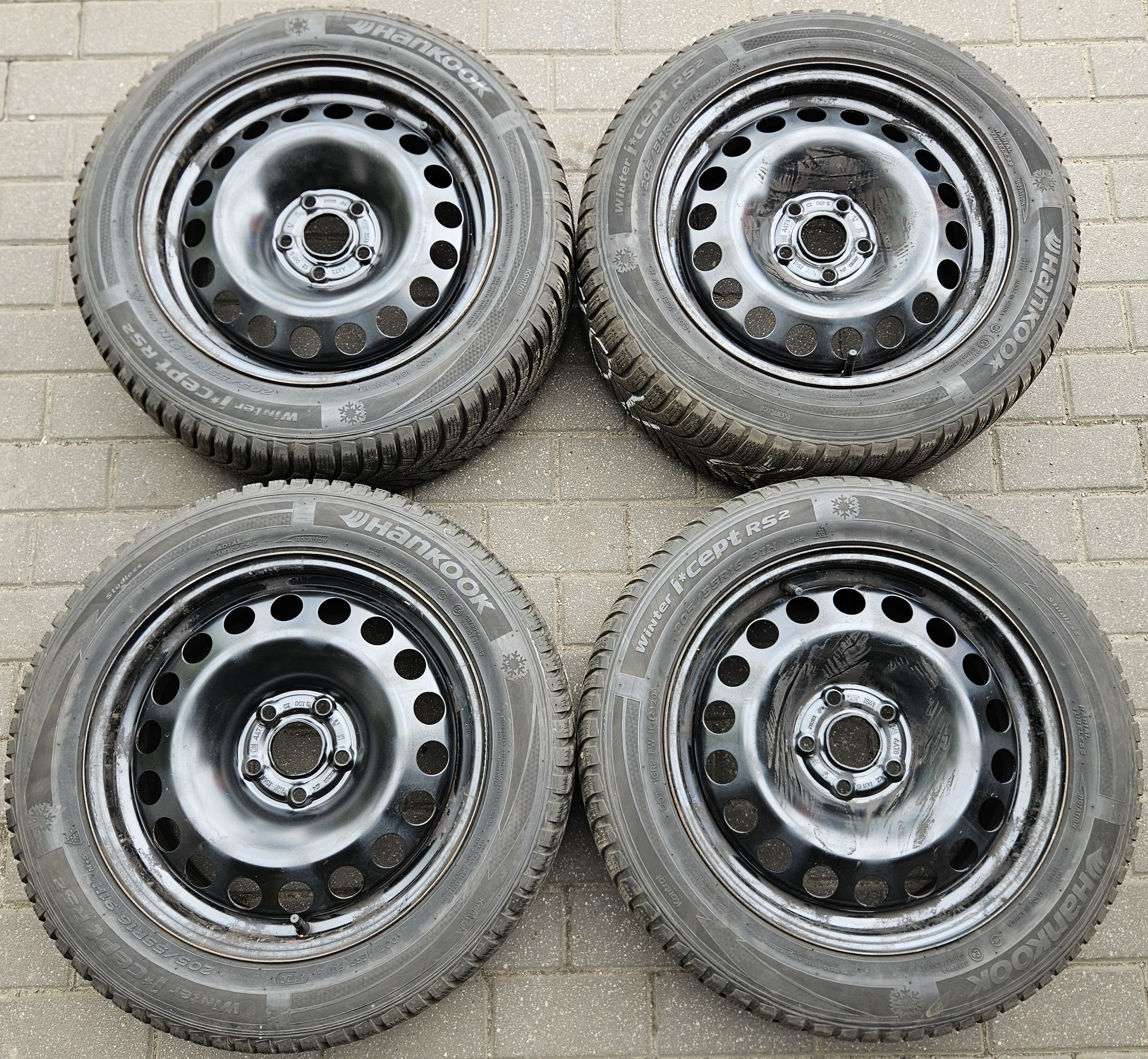 4x Felgi stalowe GM OPEL 6.5 x 16 5x105 ET41 Astra + czujniki TPMS [10