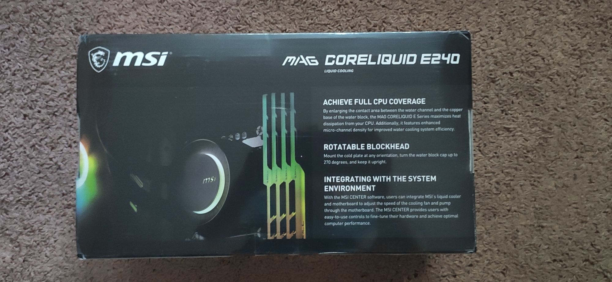 Водяне охолодження MSI MAG CoreLiquid E240