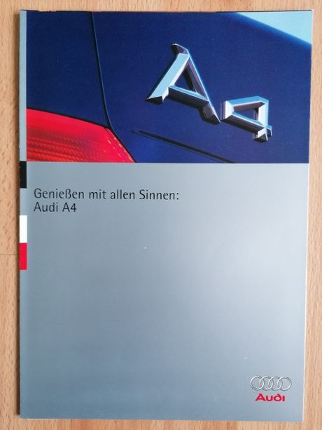 Prospekt/plakat AUDI A4