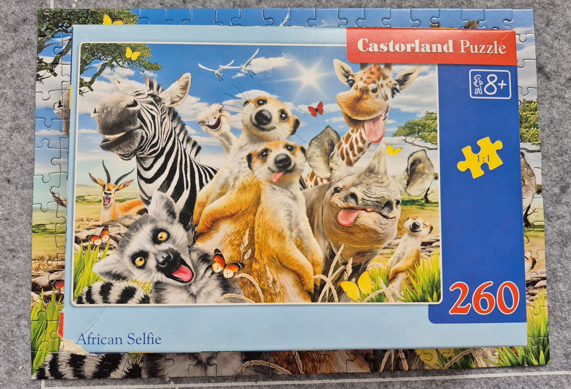 Puzzle Castorland Afrykańskie zwierzęta, 260 elementów
