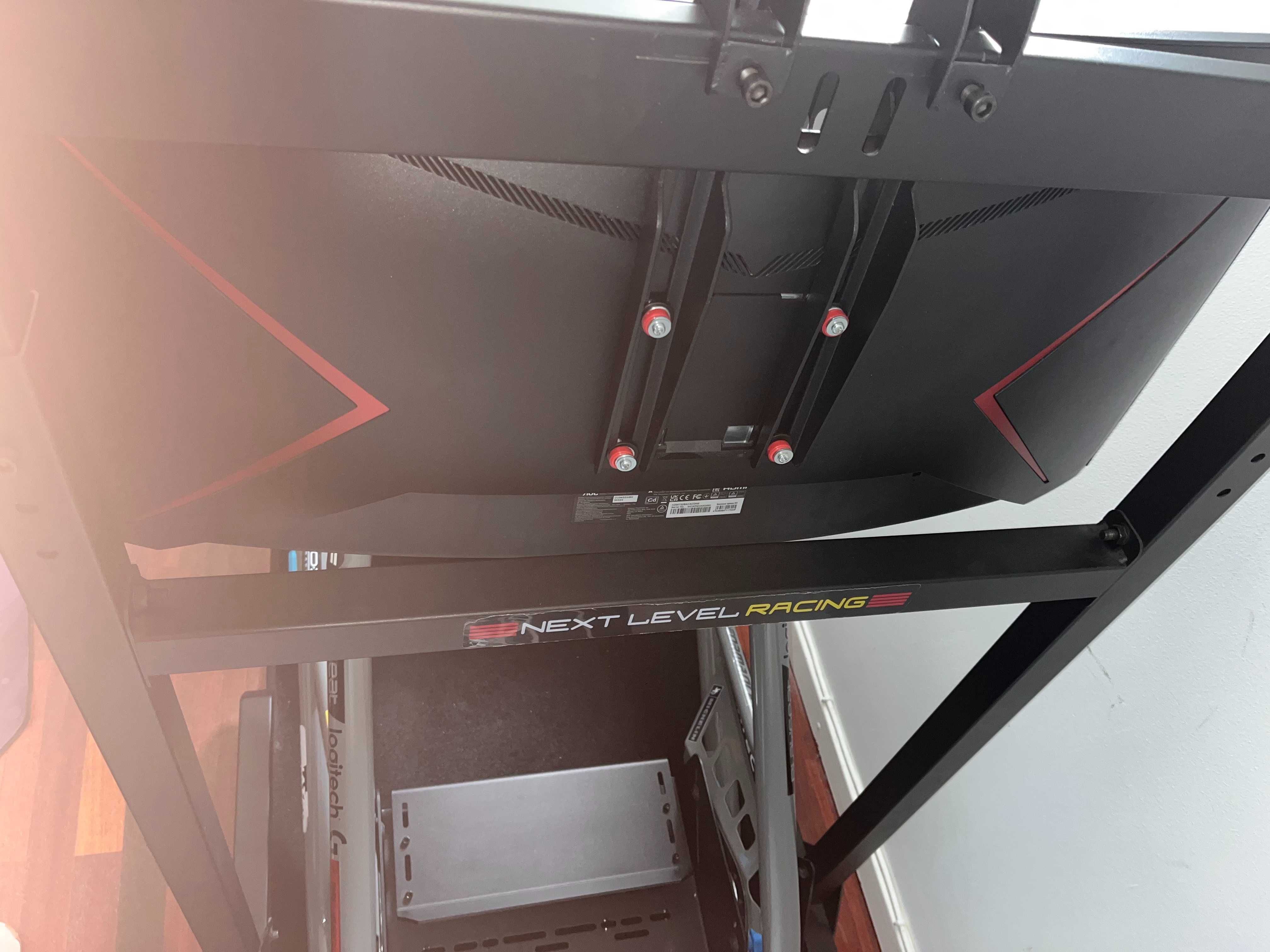 Cockpit Playseat Trophy + Suporte MonItor + AOC 34" Ultrawide Curvo