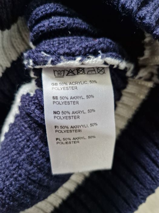 Sweterek w paski Kappahl r 134-140