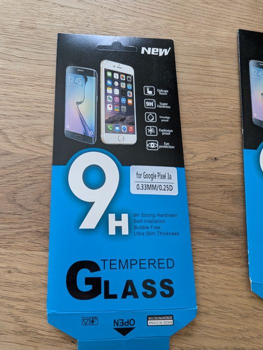 Szkło hartowane dla Google Pixel 3a nowe 3 sztuki