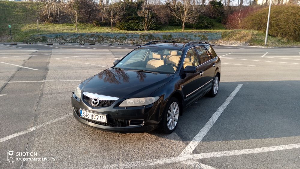 Mazda 6 LPG 2.3 Lift fabryczny 166km najbogatsza wersja.