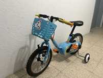 Bicicleta Criança com rodas de aprendizagem