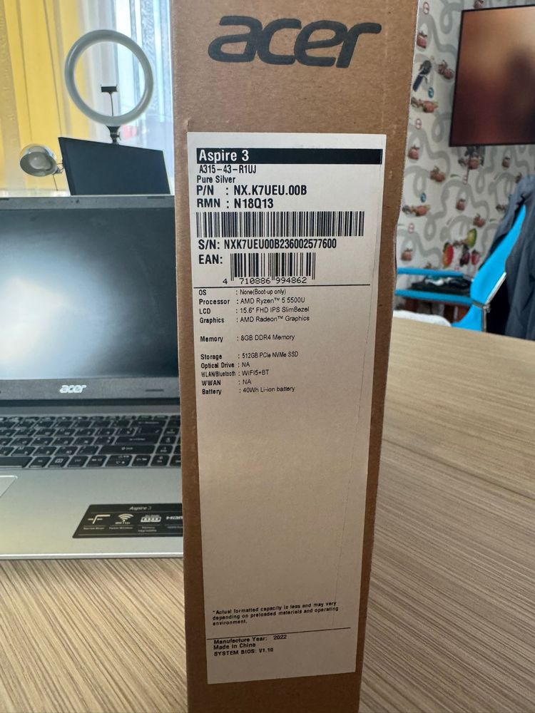 Ноутбук Aspire 3 A13-43-R1UJ