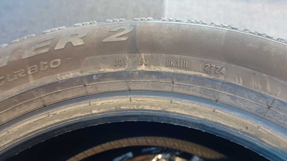 4 opony zimowe używane Pirelli Cinturato Winter2 205/55/16 (2024r)