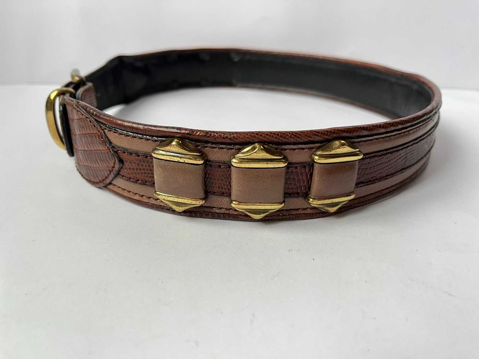 Вінтажний ремінь Garmann, Іспанія, натуральна шкіра, 80-ті. (73-78см)