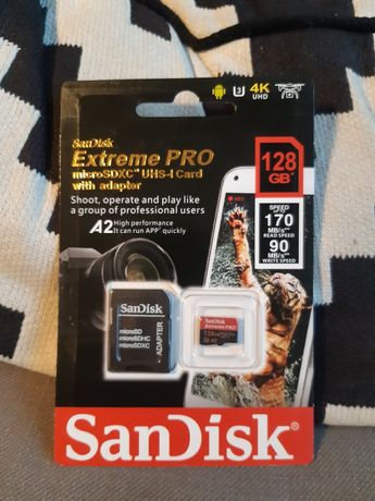 Karta micro SD 128 GB SanDisk extreme Pro