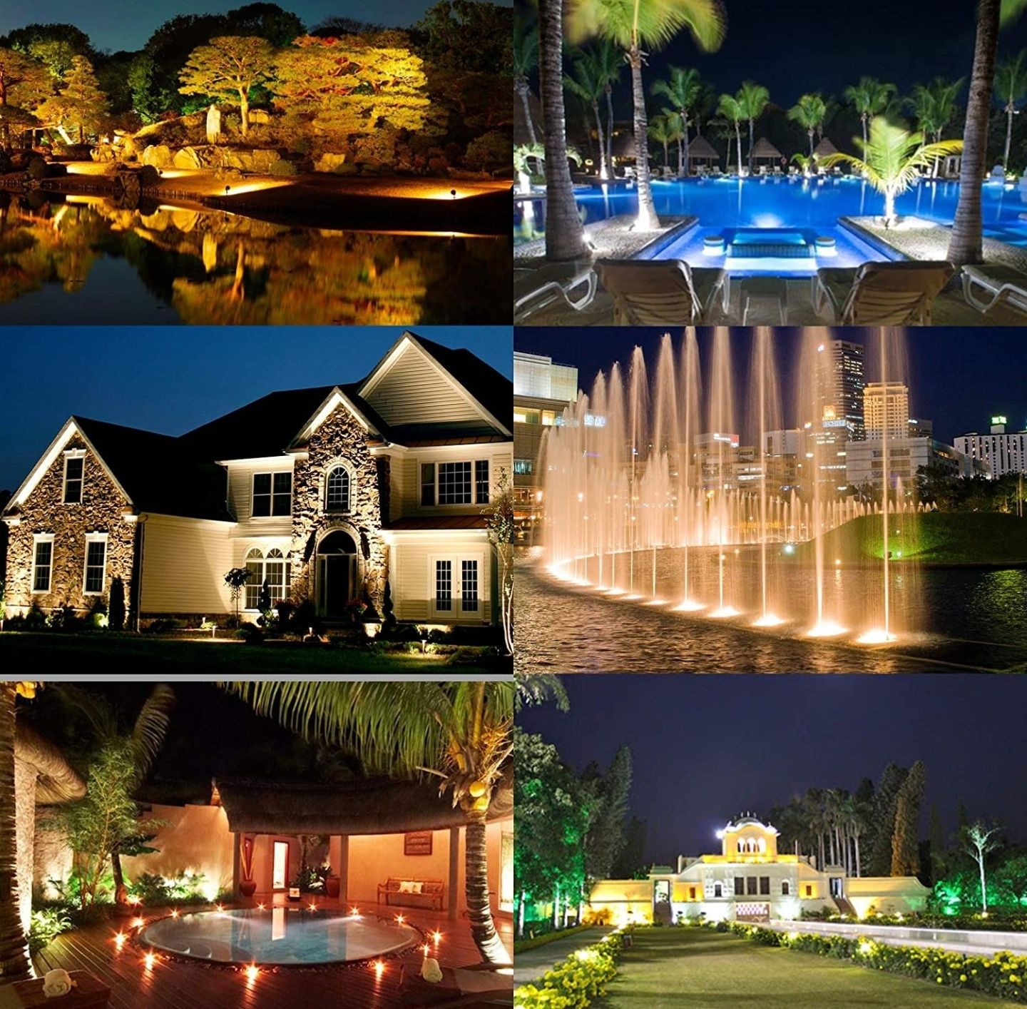 Luzes de jardim 12W
