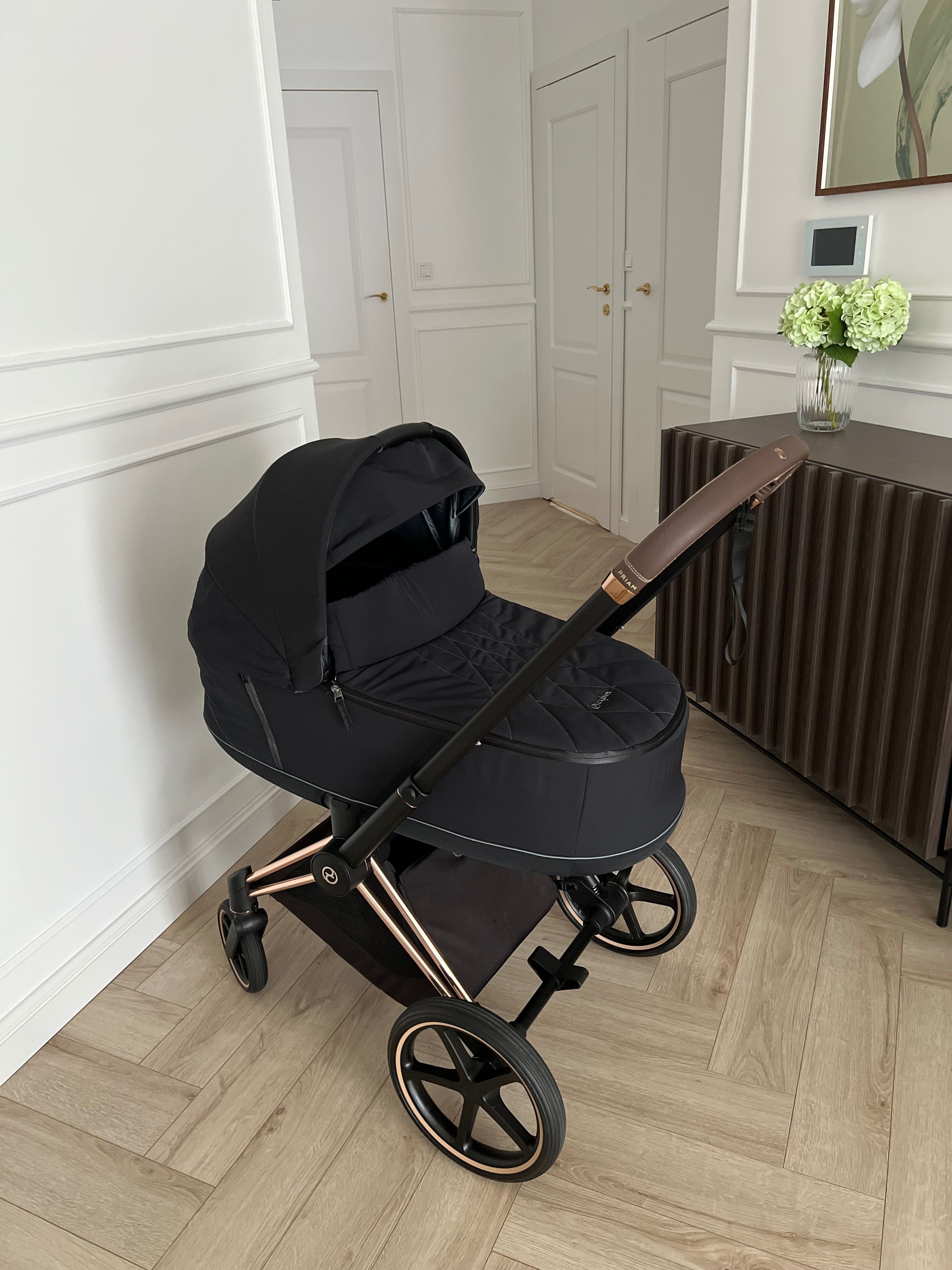 Cybex Priam 2.0 rosegold 2w1 gondola + spacerówka stan idealny