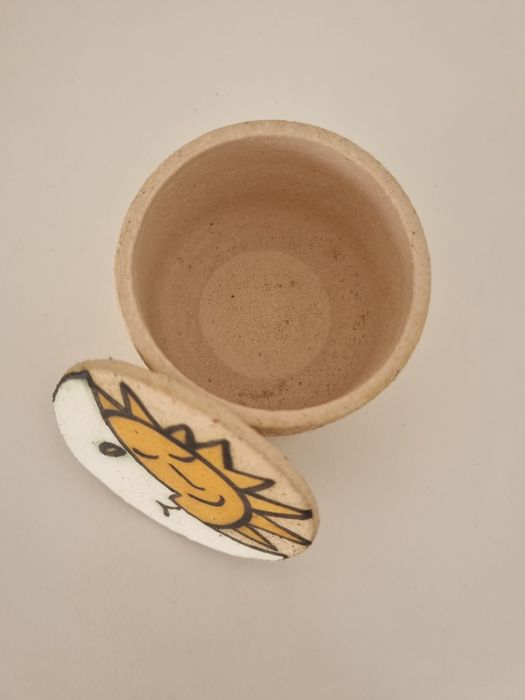 Caixa artesanal lua e sol