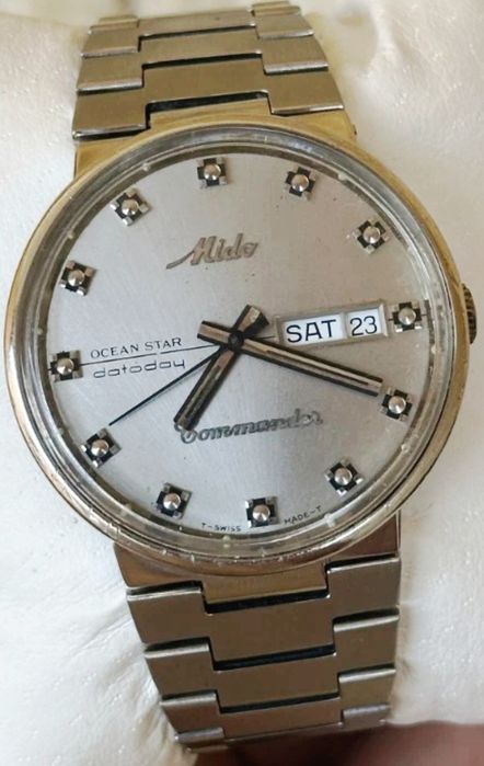 Caixa e bracelete para Mido Commander Ocean Star Datoday, automático,