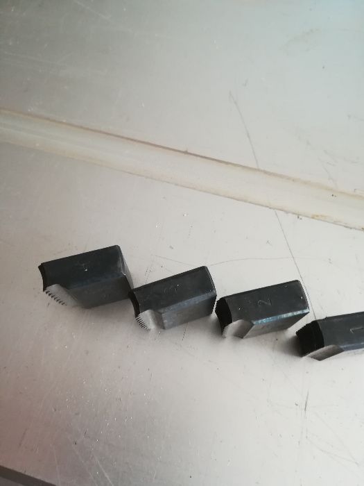 ROLLER narzyki do gwintownicy płytki cal + 1/2 cala komplet