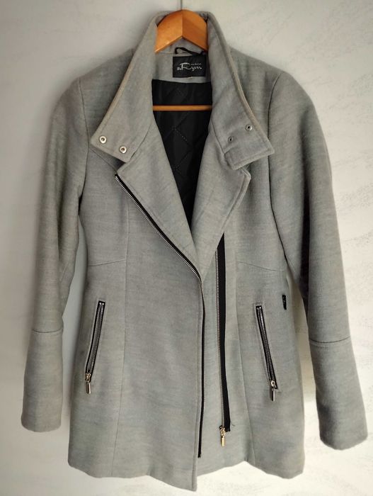 Płaszcz roz. 36 szary
