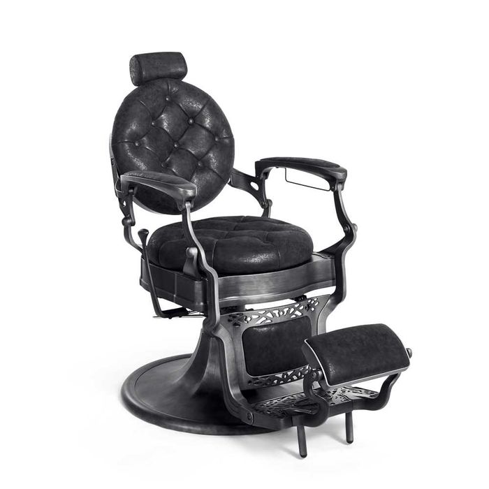 Cadeira barbeiro Classic Black NOVA com Iva Incluído!