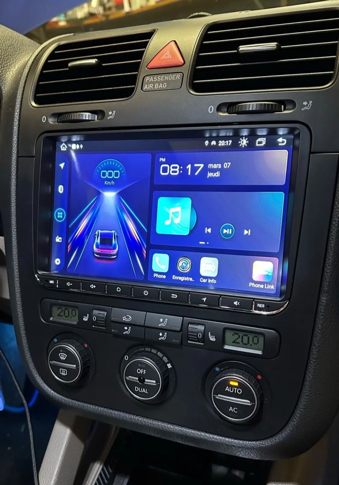 Rádio 2 din Android para VW passat /Polo/golf / skoda/Seat