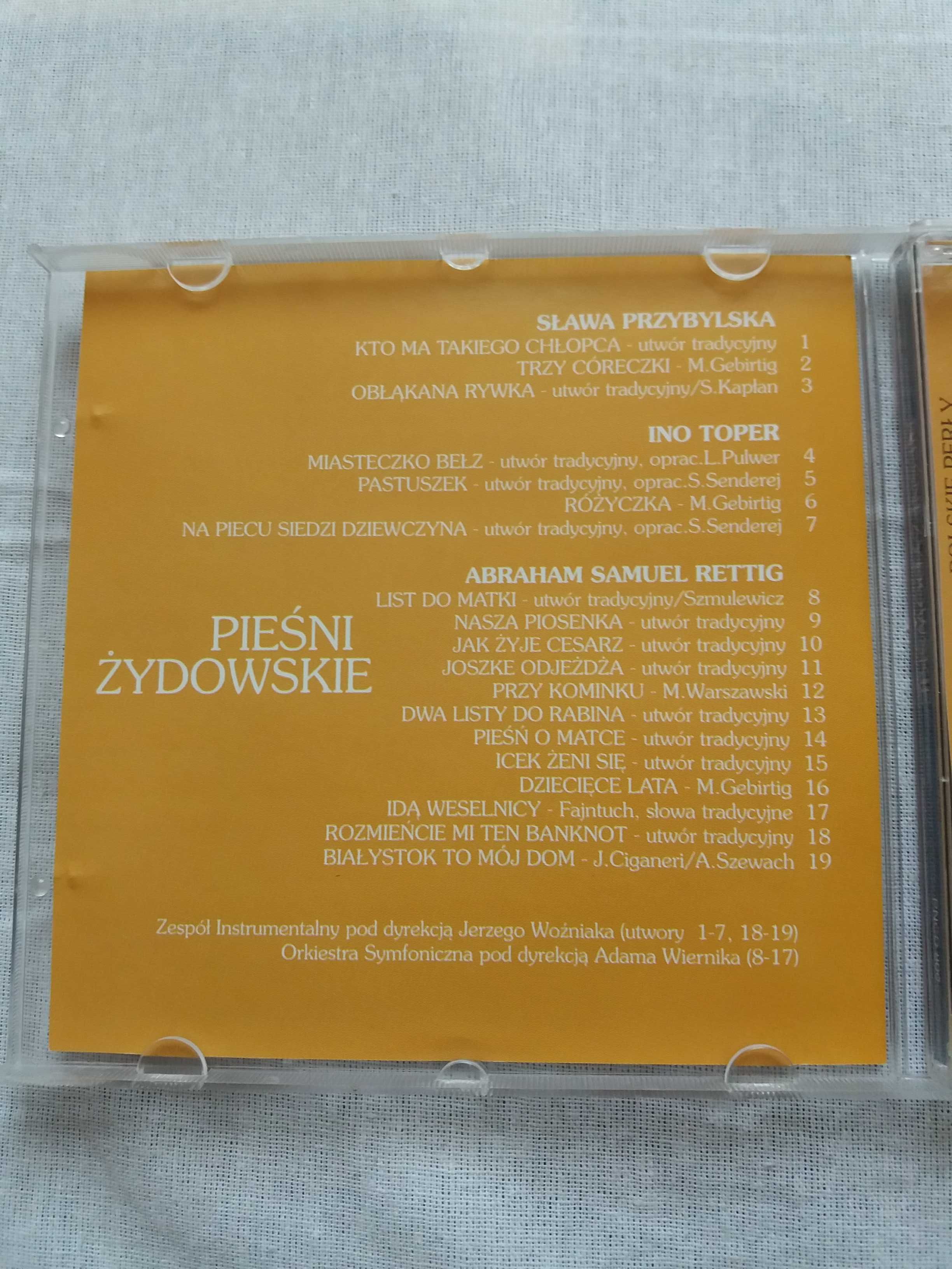 CD Pieśni Żydowskie Sława Przybylska Ino Toper Abraham Rettig bdb