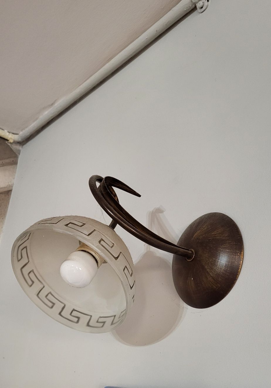 2 lampy i 2 kinkiety