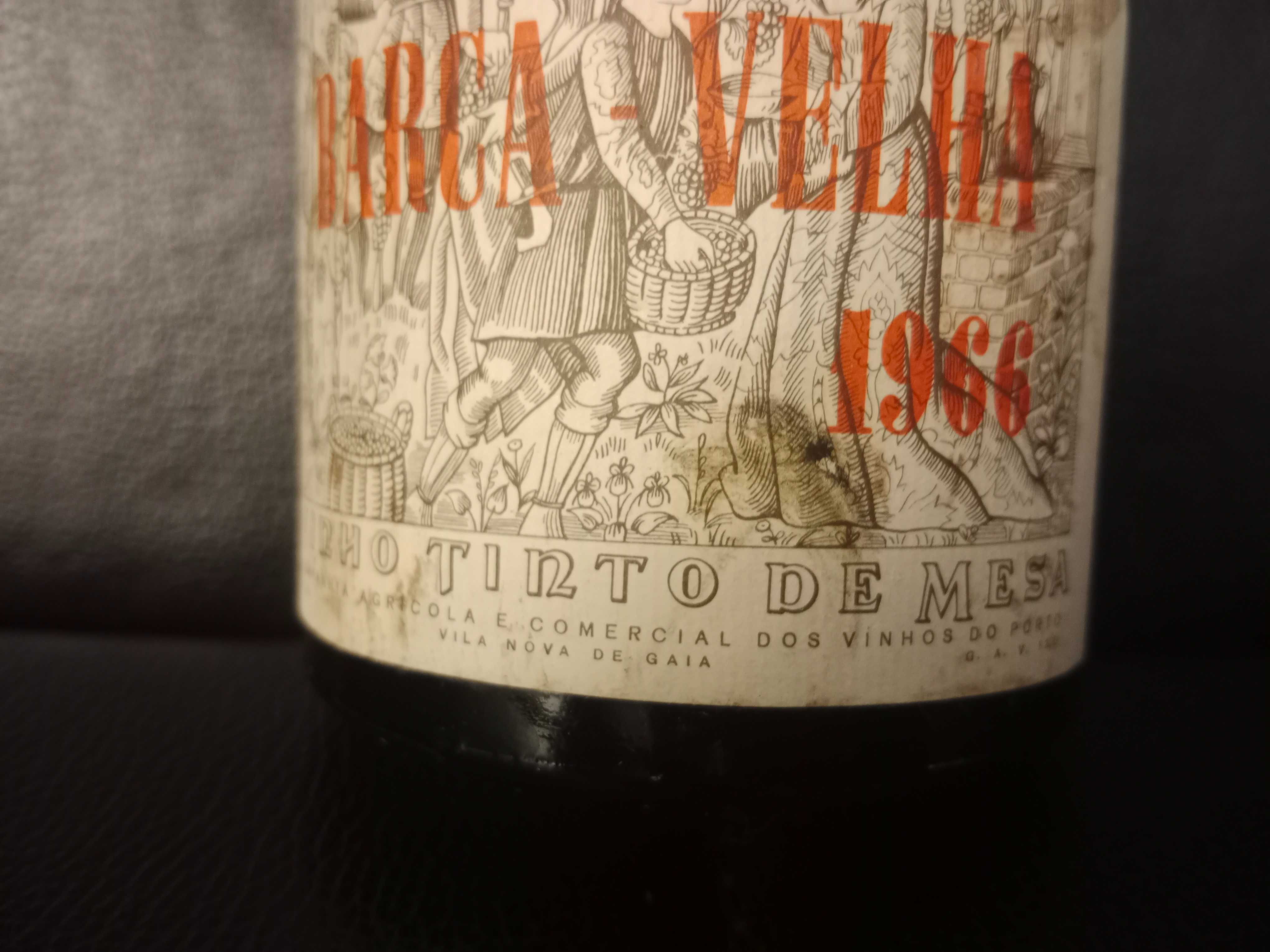 Barca Velha 1966 - (garrafa vazia para coleção)