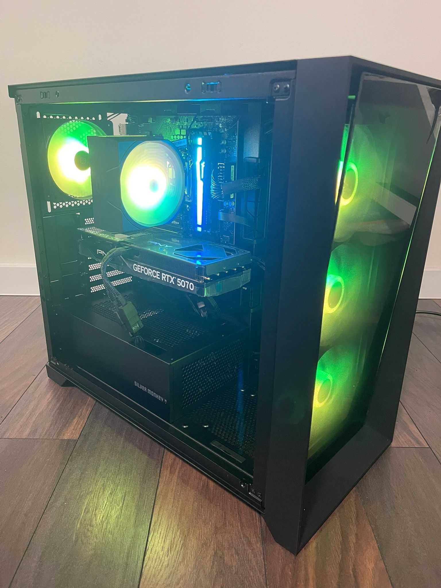AMD 7500f RTX 5070 32gb ddr5 512gb ARGB Komputer do gier