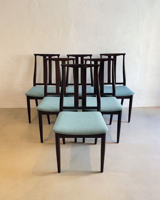 6 Cadeiras Dinamarquesas em Pau-rosa