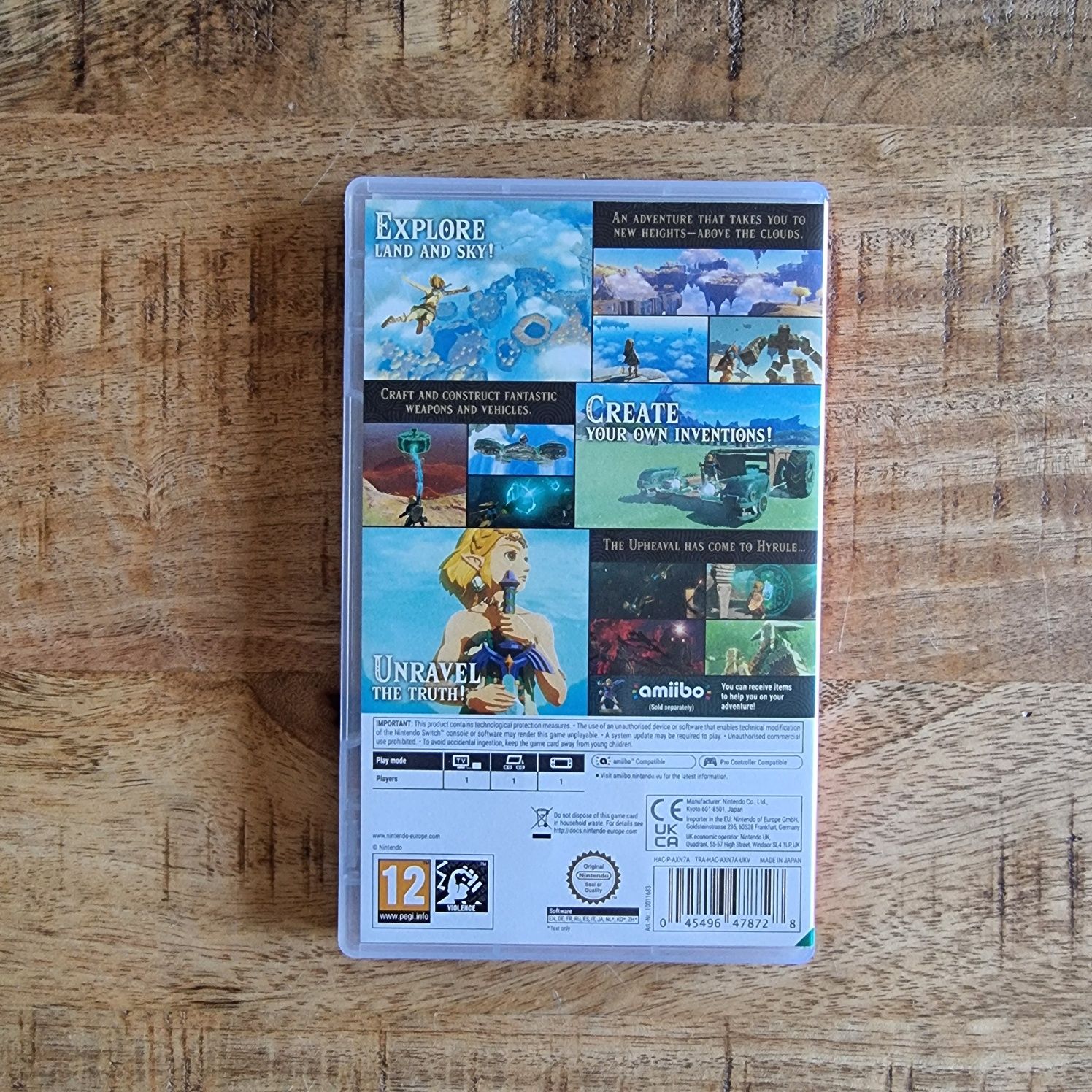 Legend of Zelda Teras of the Kingdom Nintendo Switch