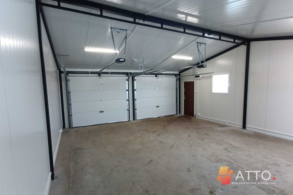 Garaż ocieplony Hala z płyty warstwowej PIR 10  6m/8m 5m/7m zgłoszenie