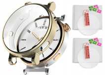 2 X Szkło Hartowane 9H + Etui Silikonowe 2w1 do Huawei Watch GT 4 41mm