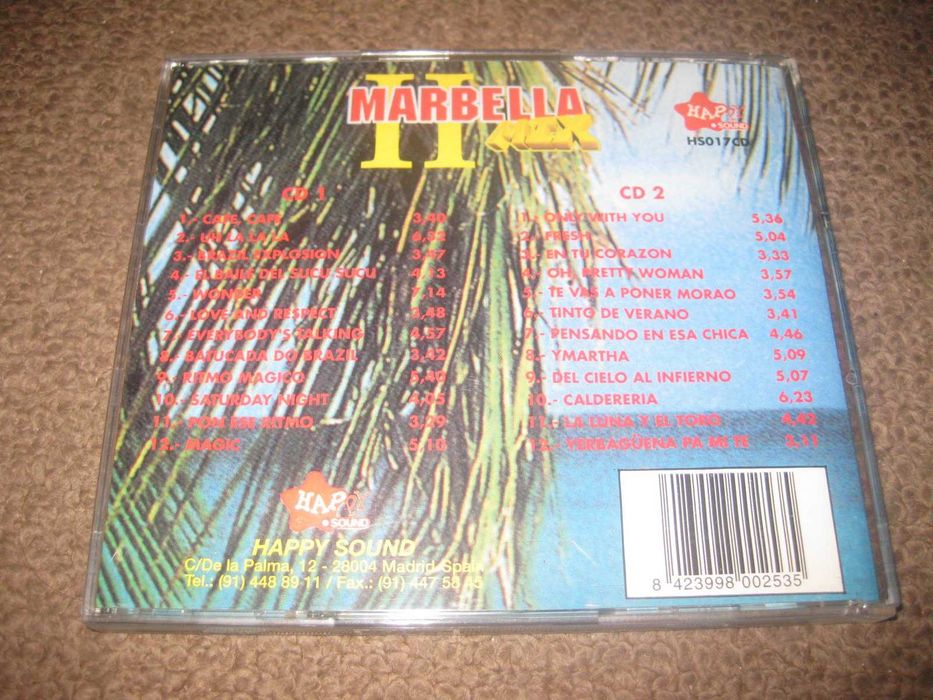 CD Duplo da Coletânea "Marbella Mix II" Portes Grátis!