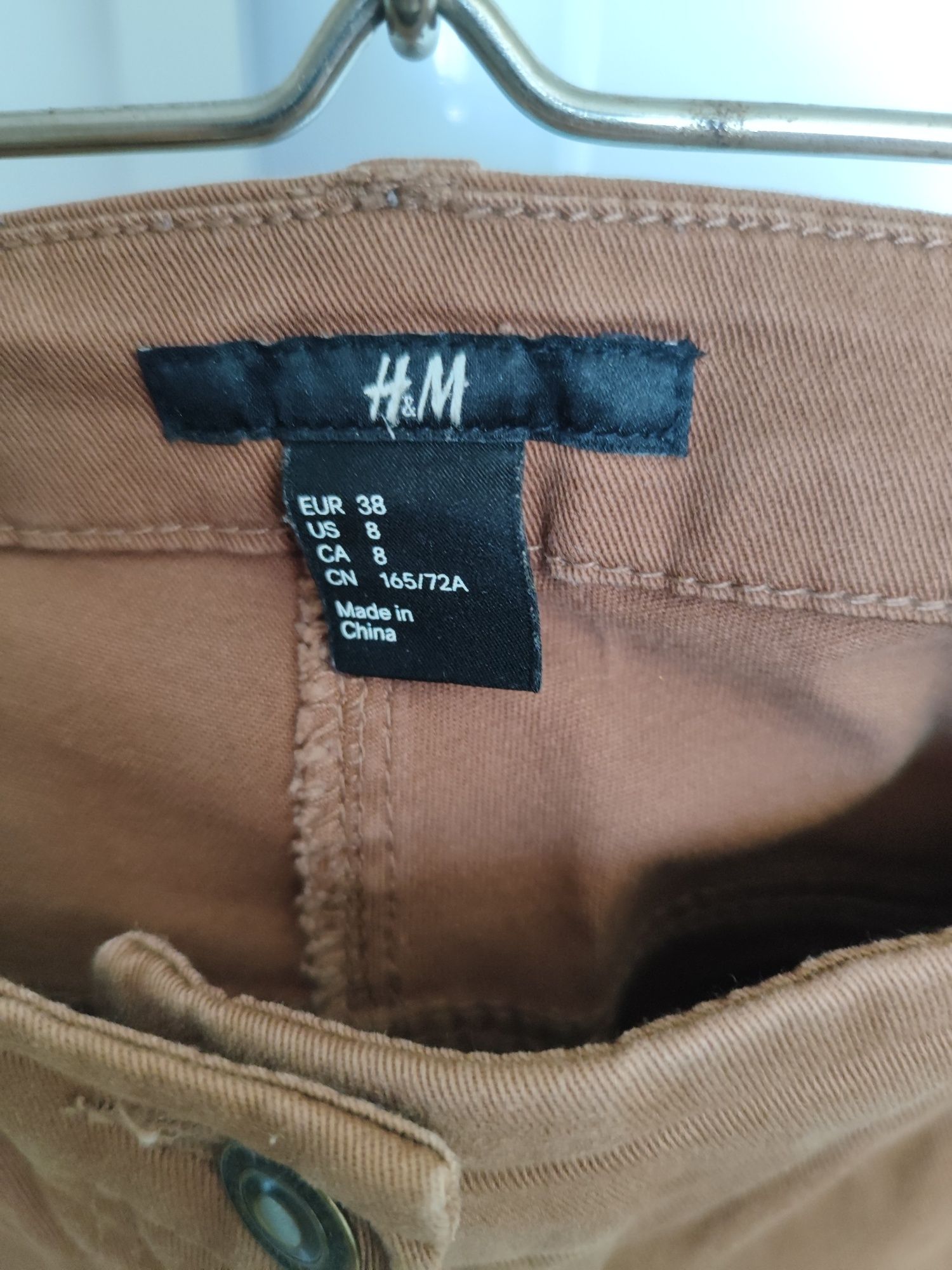Brązowe spodnie H&M