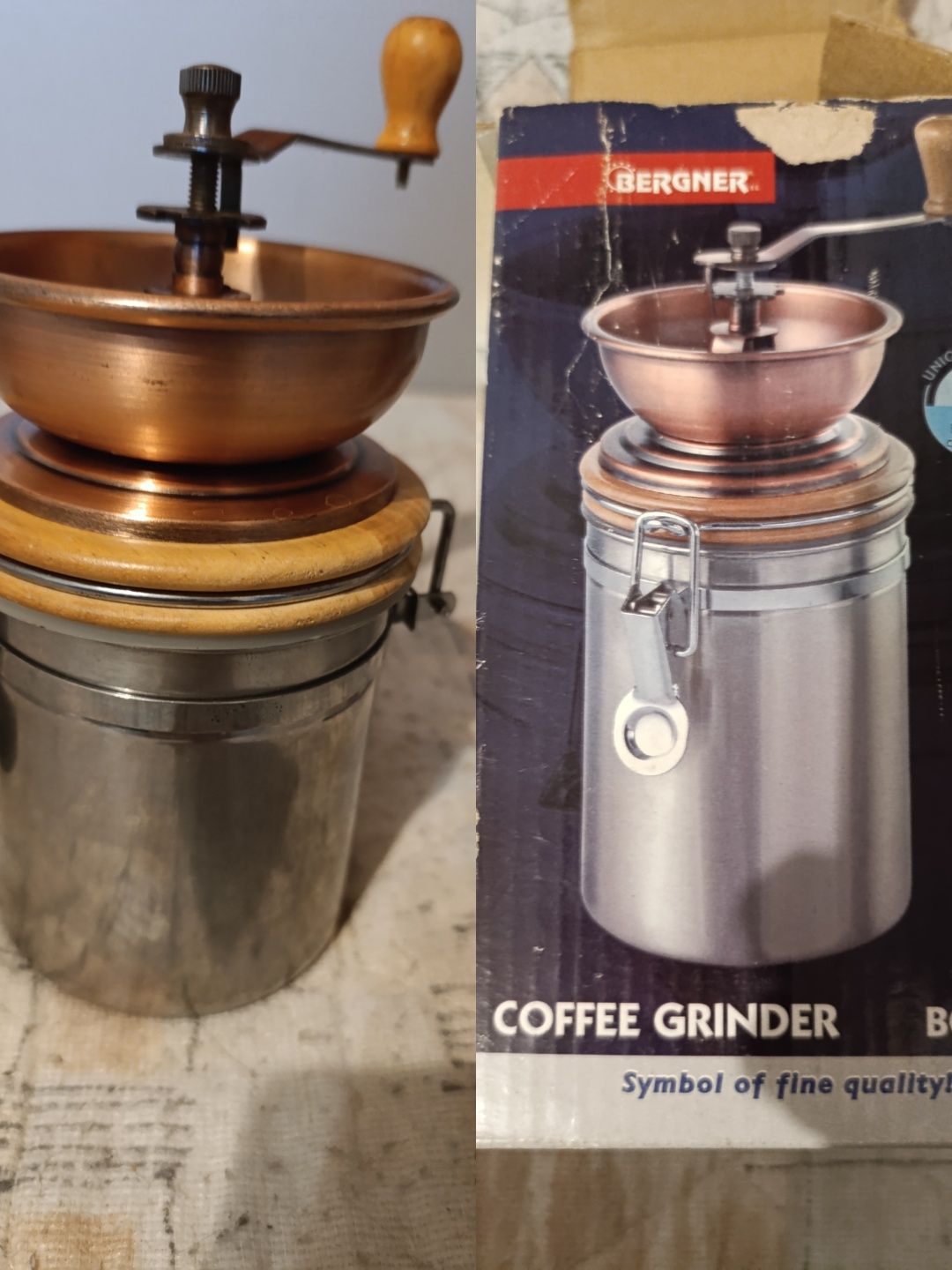 Bergner кофемолка, мельница для кофе ручная