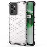Honeycomb etui pancerny pokrowiec z żelową ramką Realme C35 przezroczy