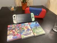 Nintendo switch oled Gry Zelda , Mario Wonder, Mario Kart Deluxe