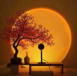 Lampa zachód słońca Lampka Sunset Lamp - Imitujaca Słońce