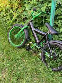 Zielono-czarny rower dla dziecka 16"