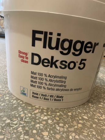 Farba Flugger szara Dekso 5 - 10L - nowa nieotwarta