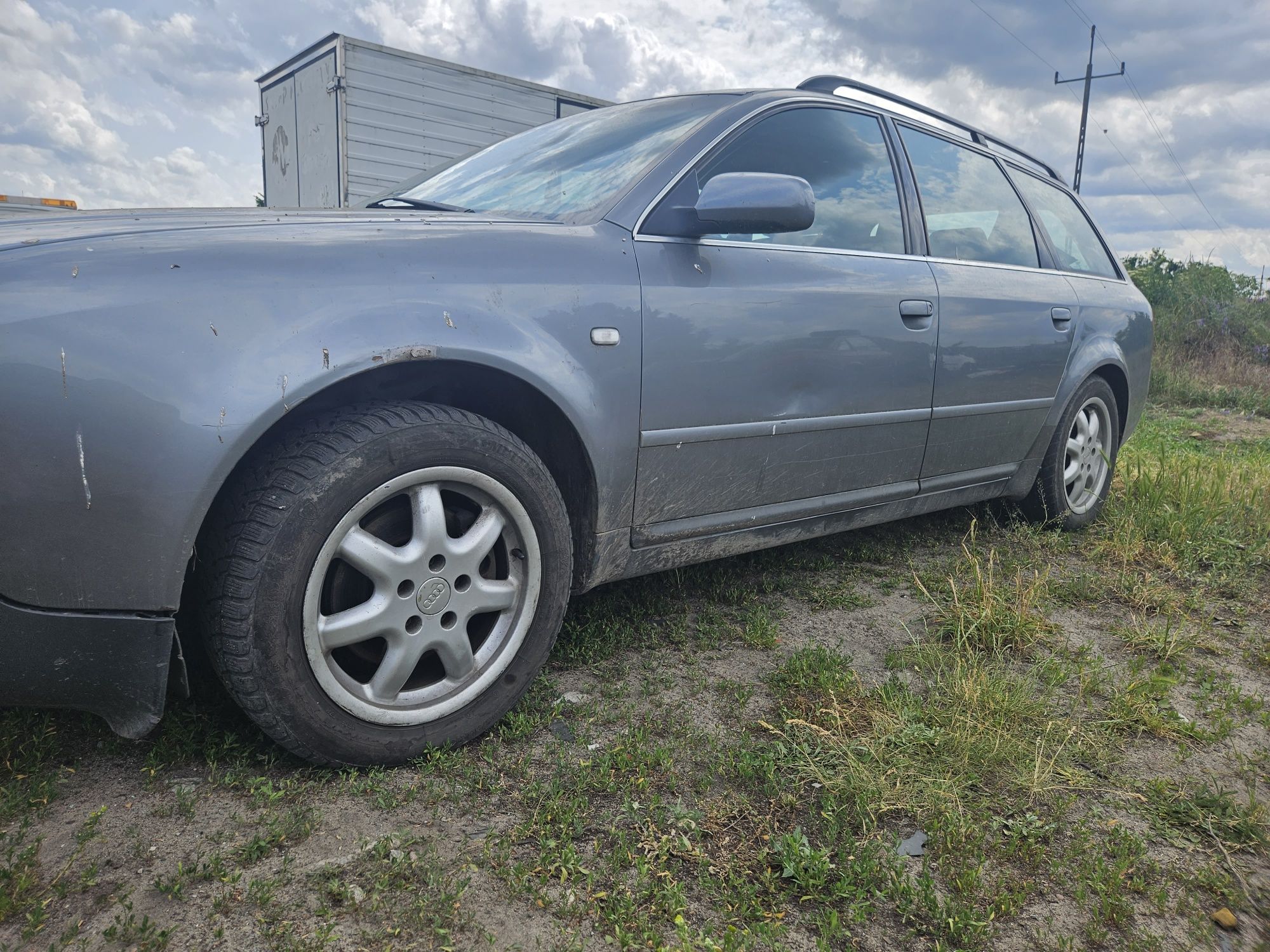 Audi a6 c5 LY7L zderzak maska lampa blotnik drzwi klapa koła EBY 1.8
