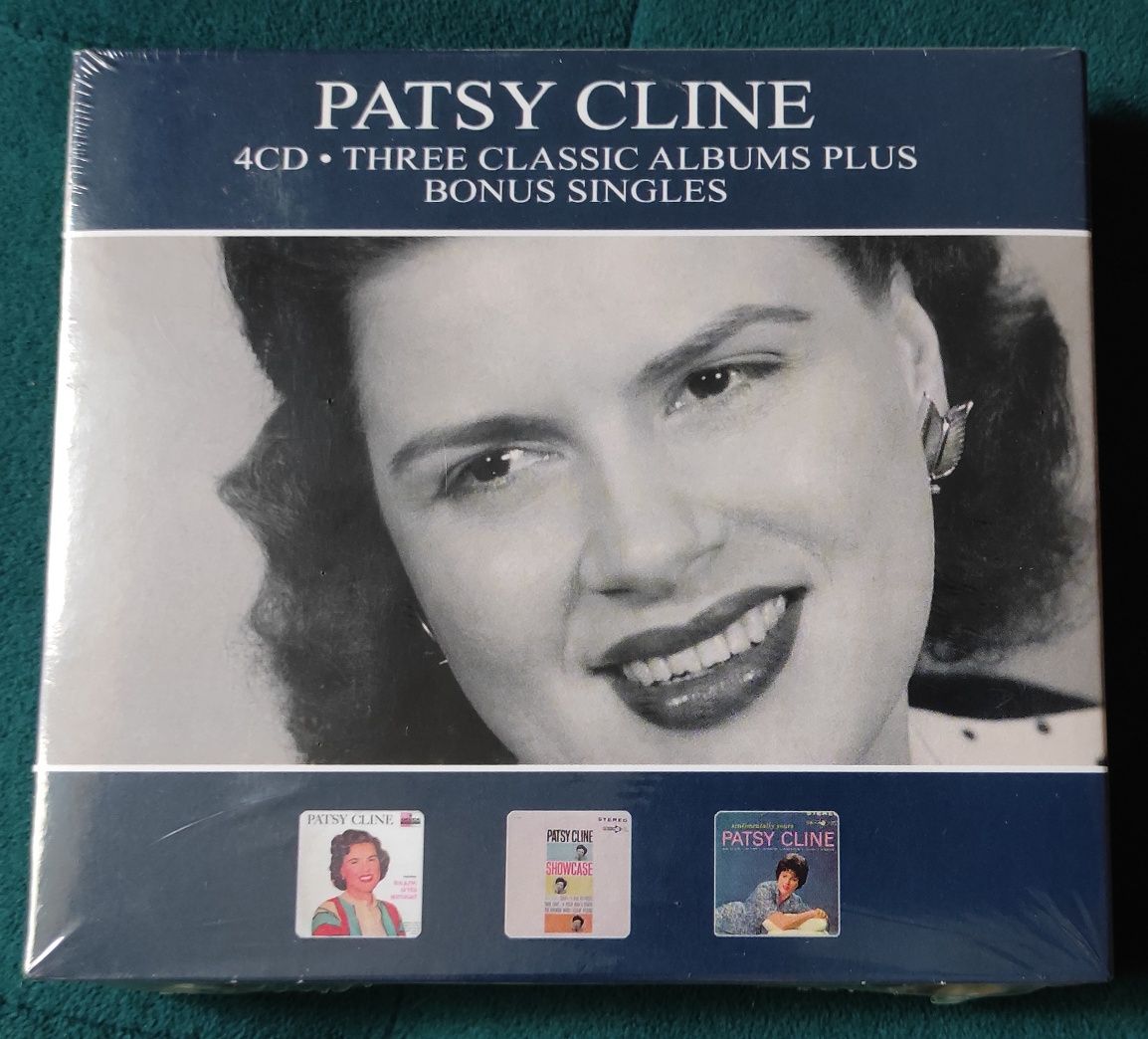 Patsy Cline - Three Classic Albums Plus Bonus Singles - 4CD Novo