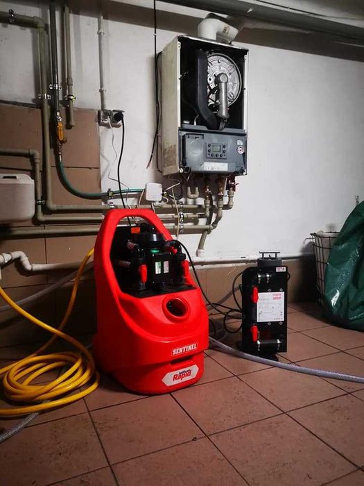 Chemiczne płukanie/czyszczenie instalacji grzewczych, kotłów