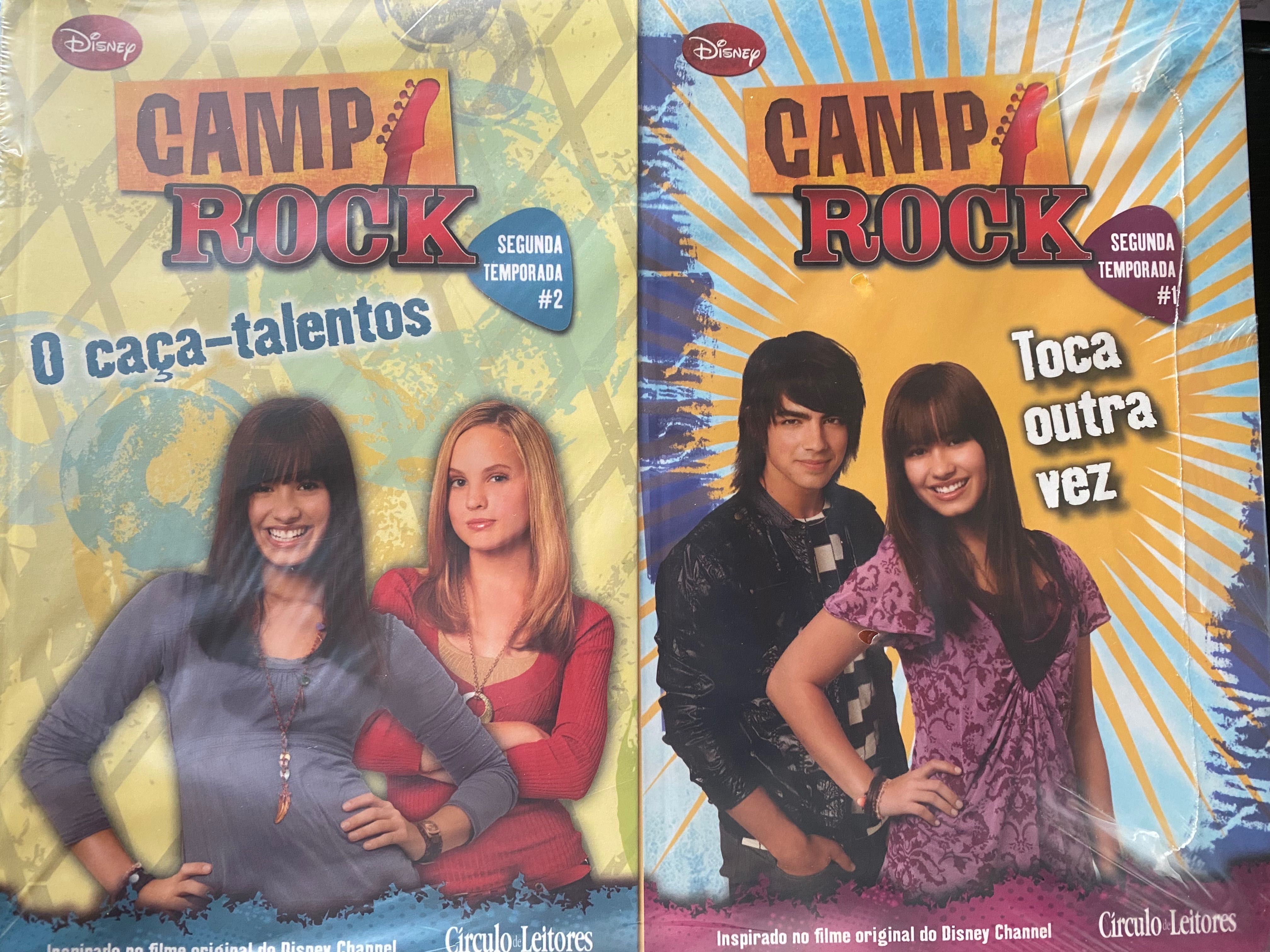 Livros “Camp Rock” T1 T2 T3 e T4